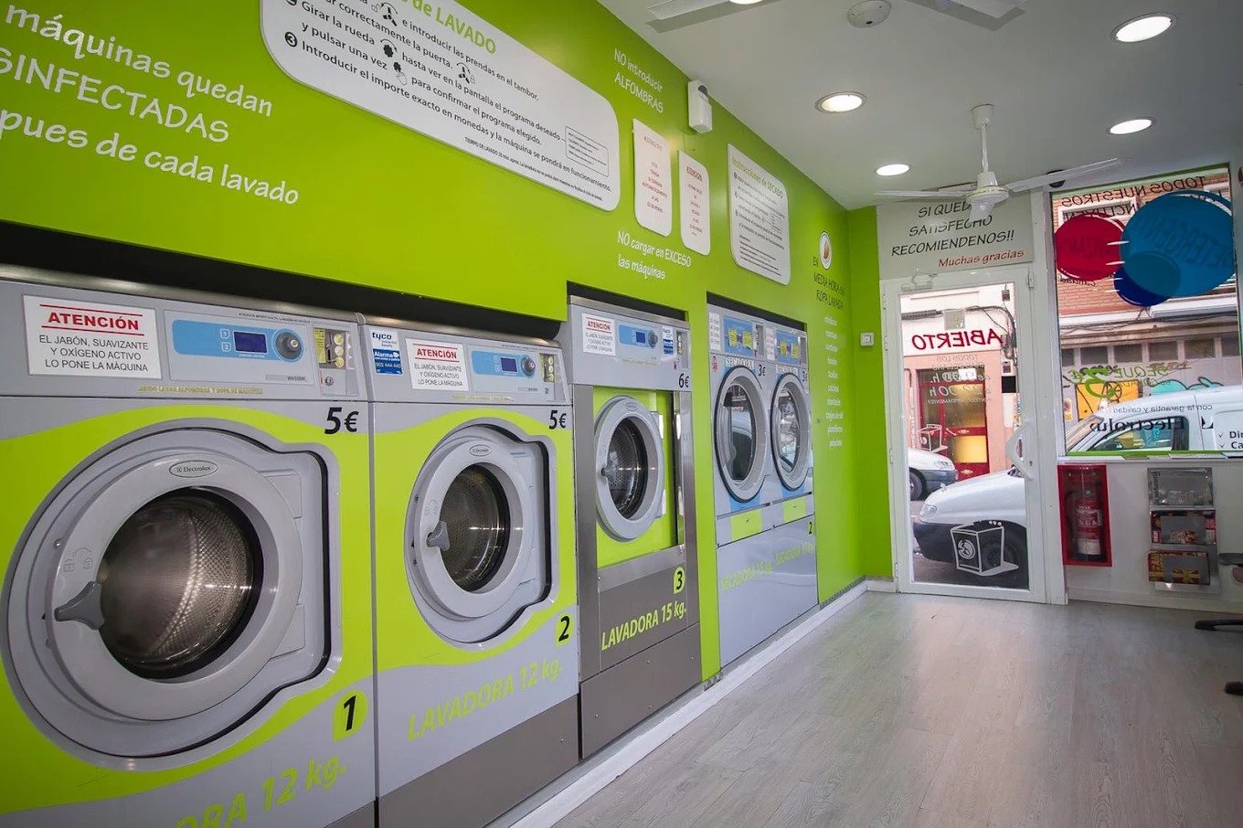 Lavadoras Electrolux de 12 y 15 kg y secadoras de Colada Exprés con precios de 5€ y 3€